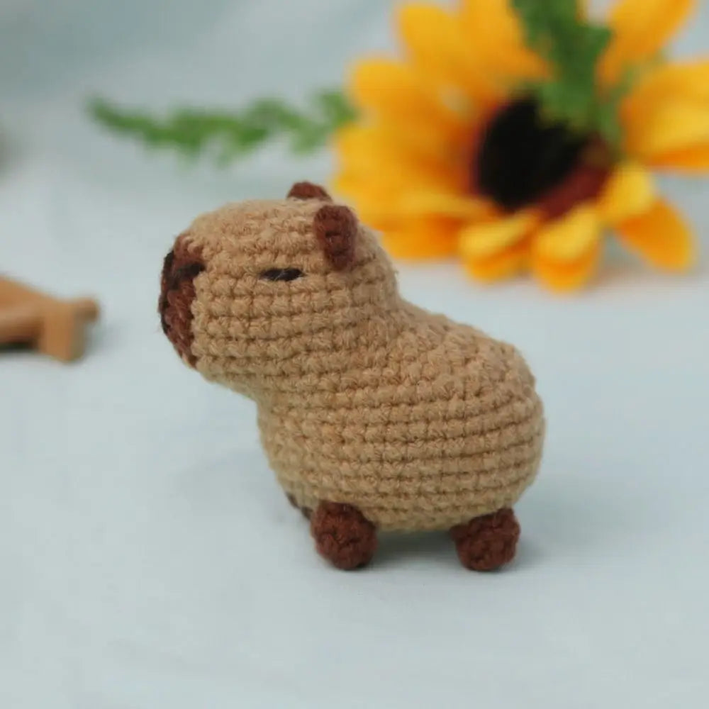 Capybara Crochet Kit | Beginner DIY Stuffed Animal with Hooks & Guide