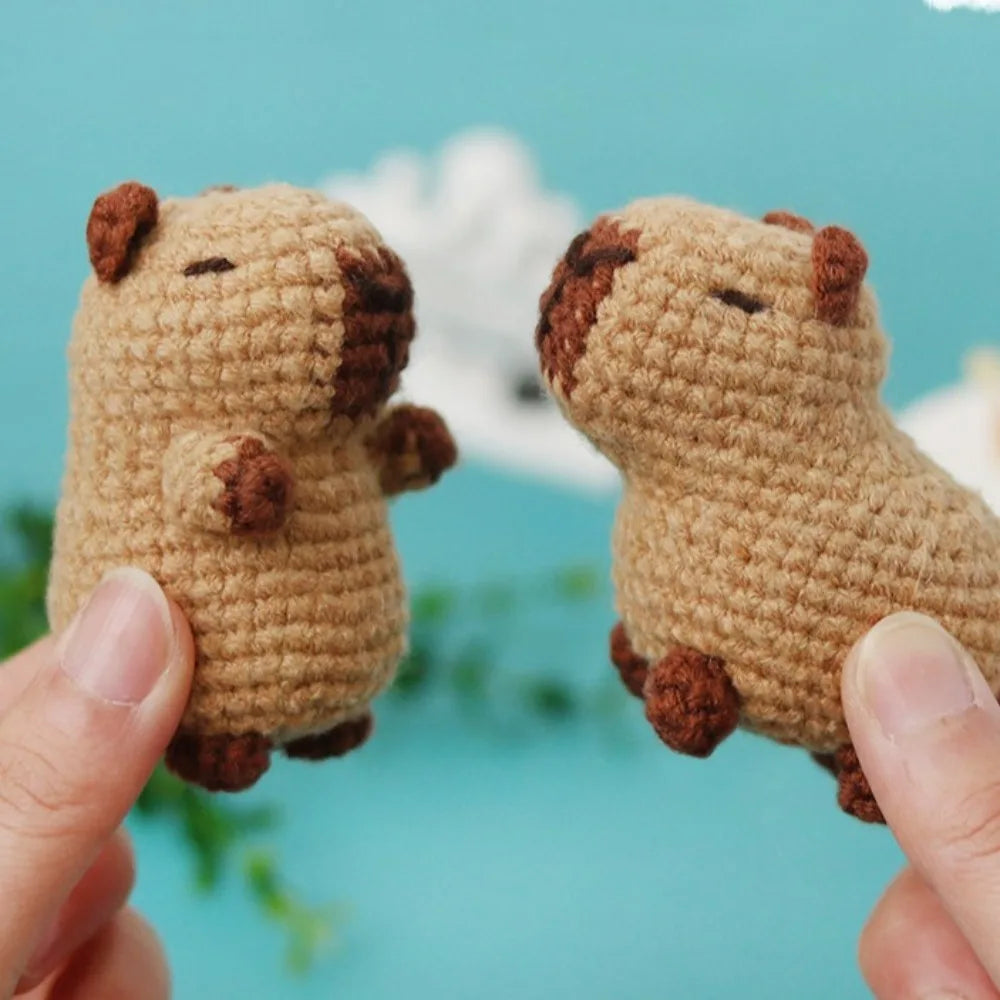 Capybara Crochet Kit | Beginner DIY Stuffed Animal with Hooks & Guide